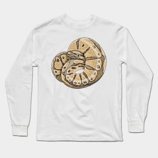 hypomelanistic ball python Long Sleeve T-Shirt